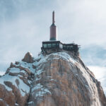 aiguille du midi, chamonix, sommet, mont blanc, montagne, neige
