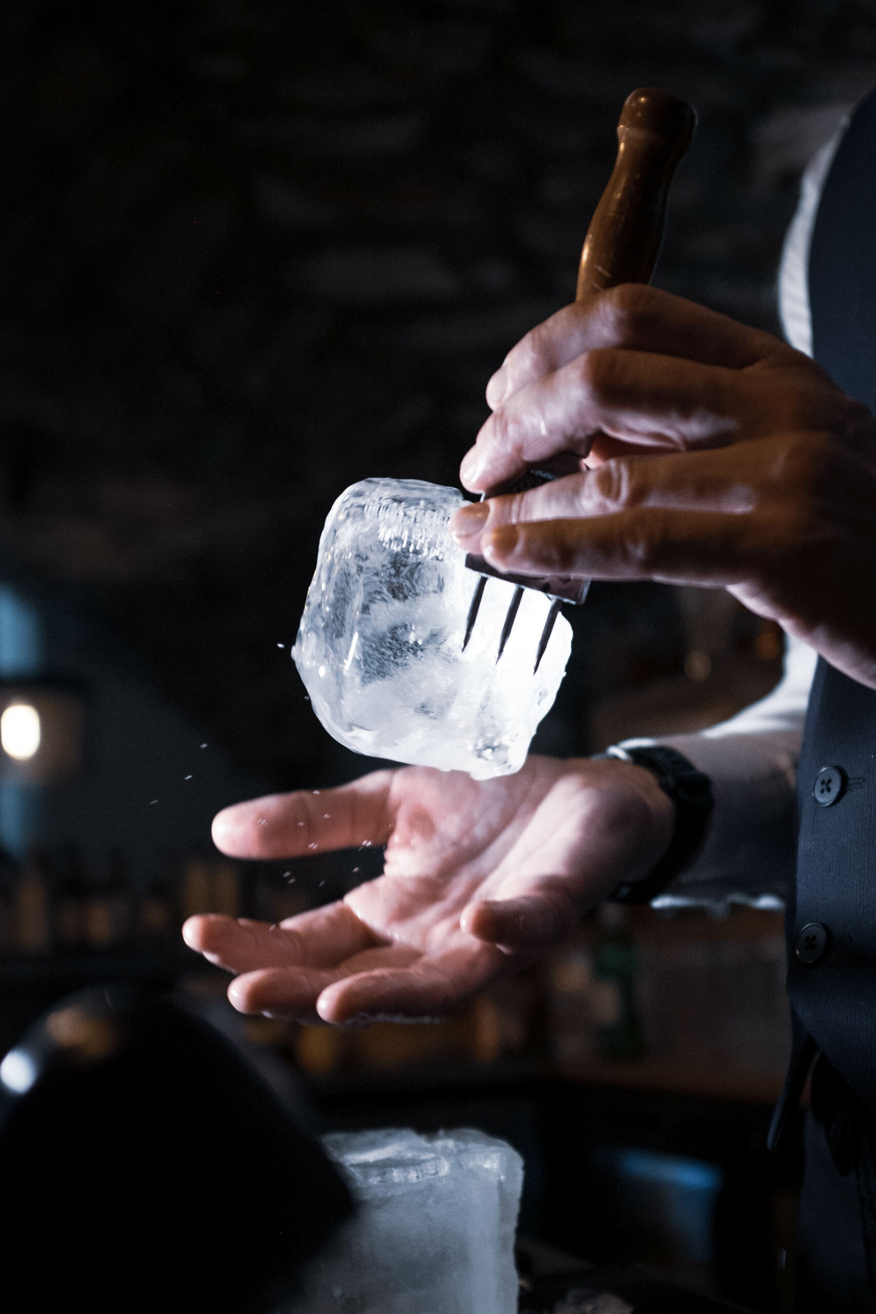 clear ice, bar, ice, japanese style