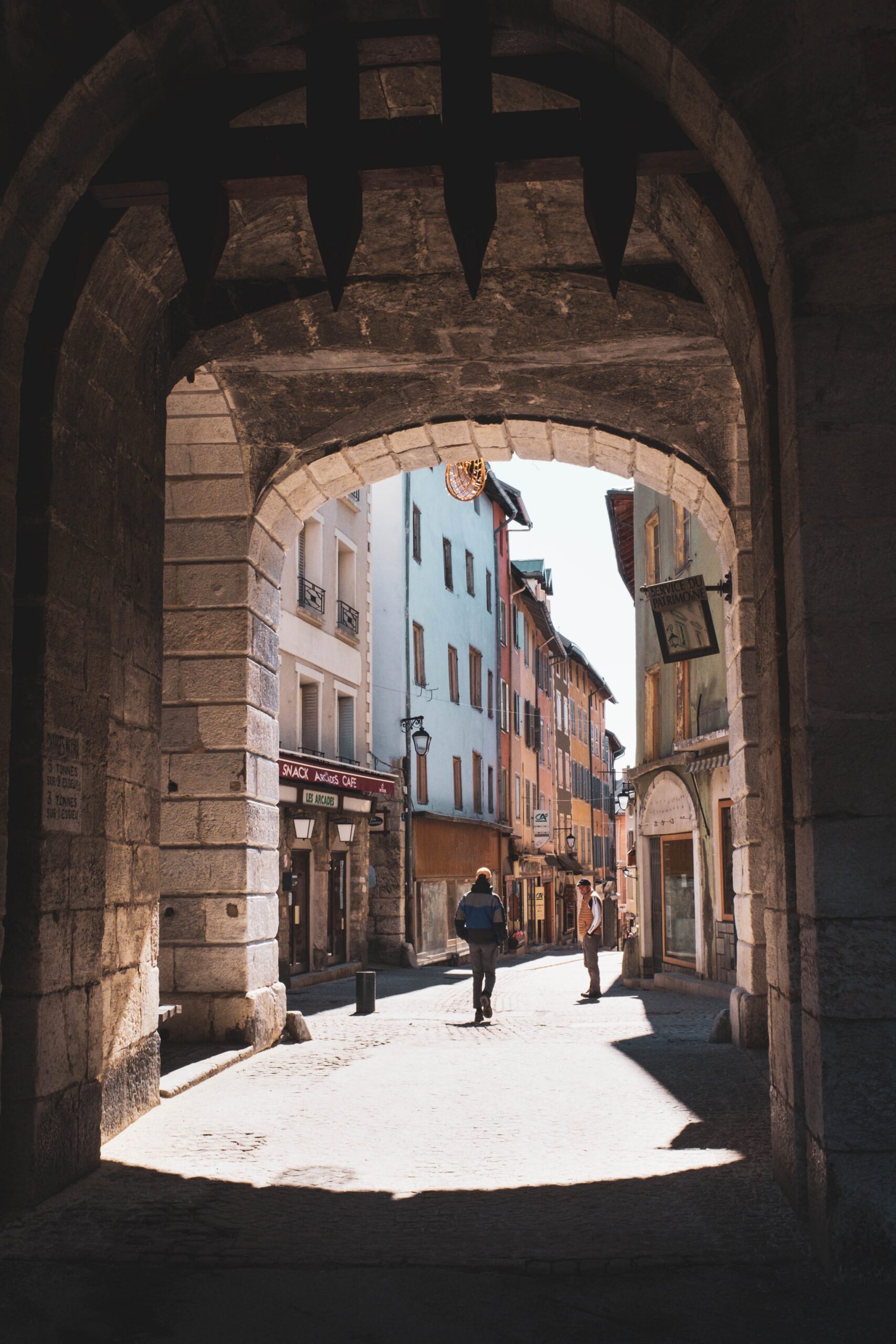 briancon, serre chevalier, montagne, ville, porte, balade, hiver