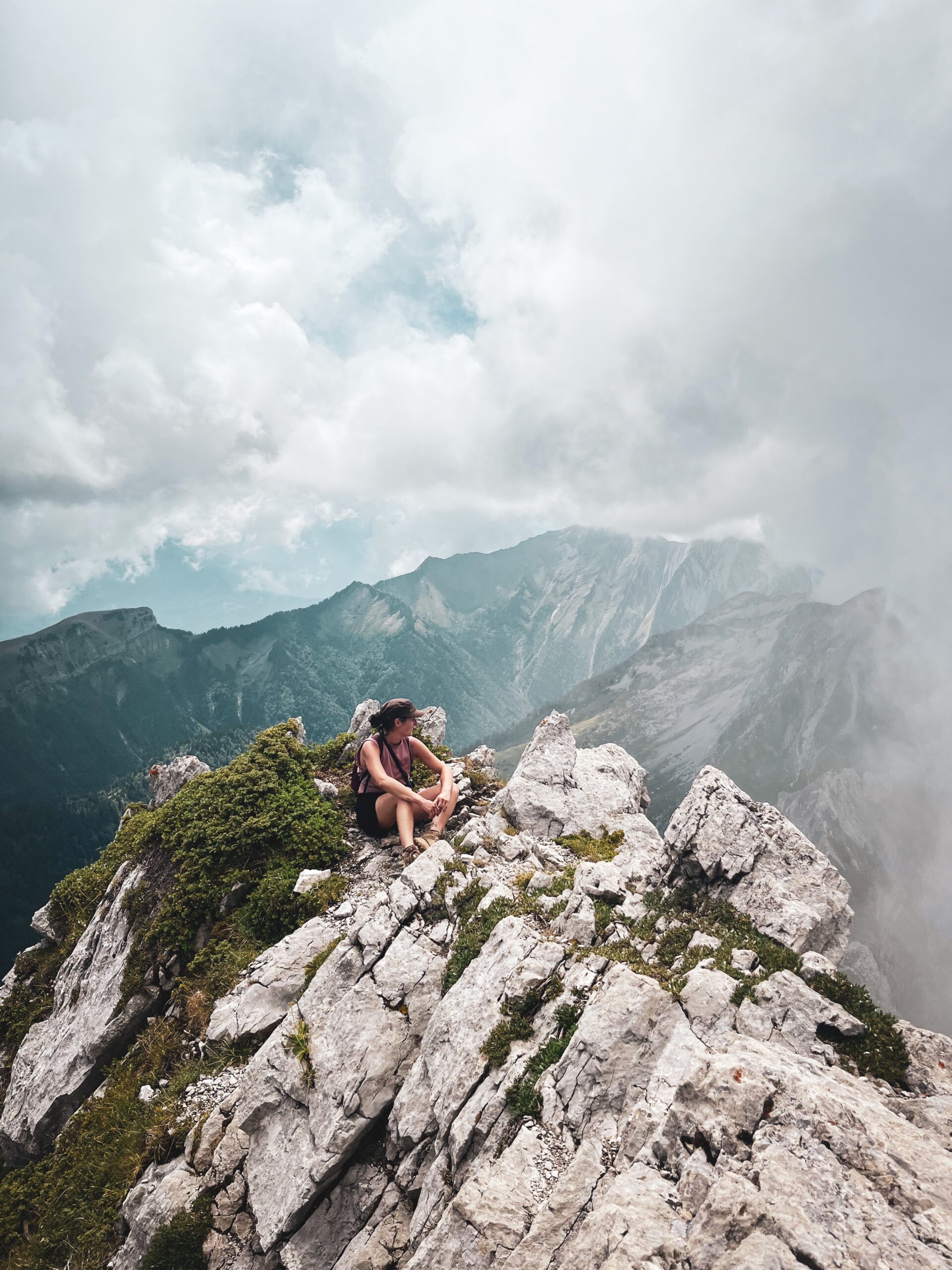 Arcalod, sommet, beauges, montagnes, rando, magnifique, randonnée, nuages